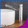 Fyeer Chrome Long Spout Single Handle Brass Bathroom Wash Basin Faucet Hot&Cold Water Mixer Tap Wasserhahn